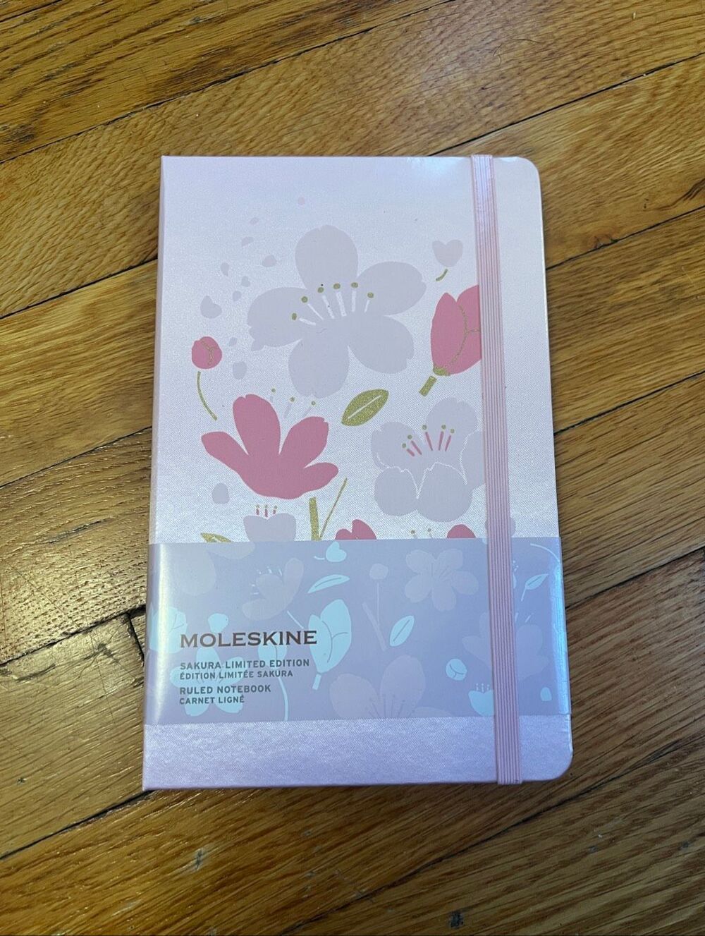 Moleskine Sakura Limited Edition Pink Floral Ruled Notebook